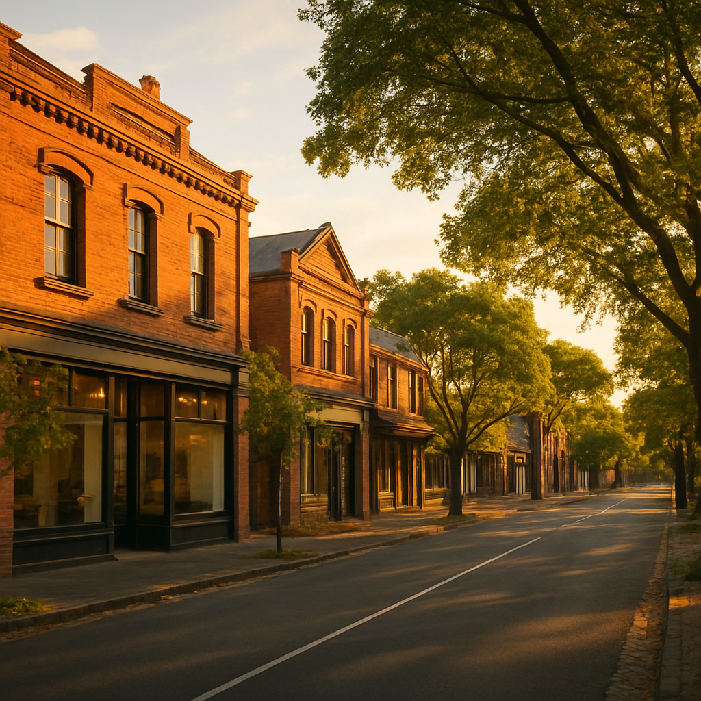 Yarraville streetscape near Mosaic Wealth office