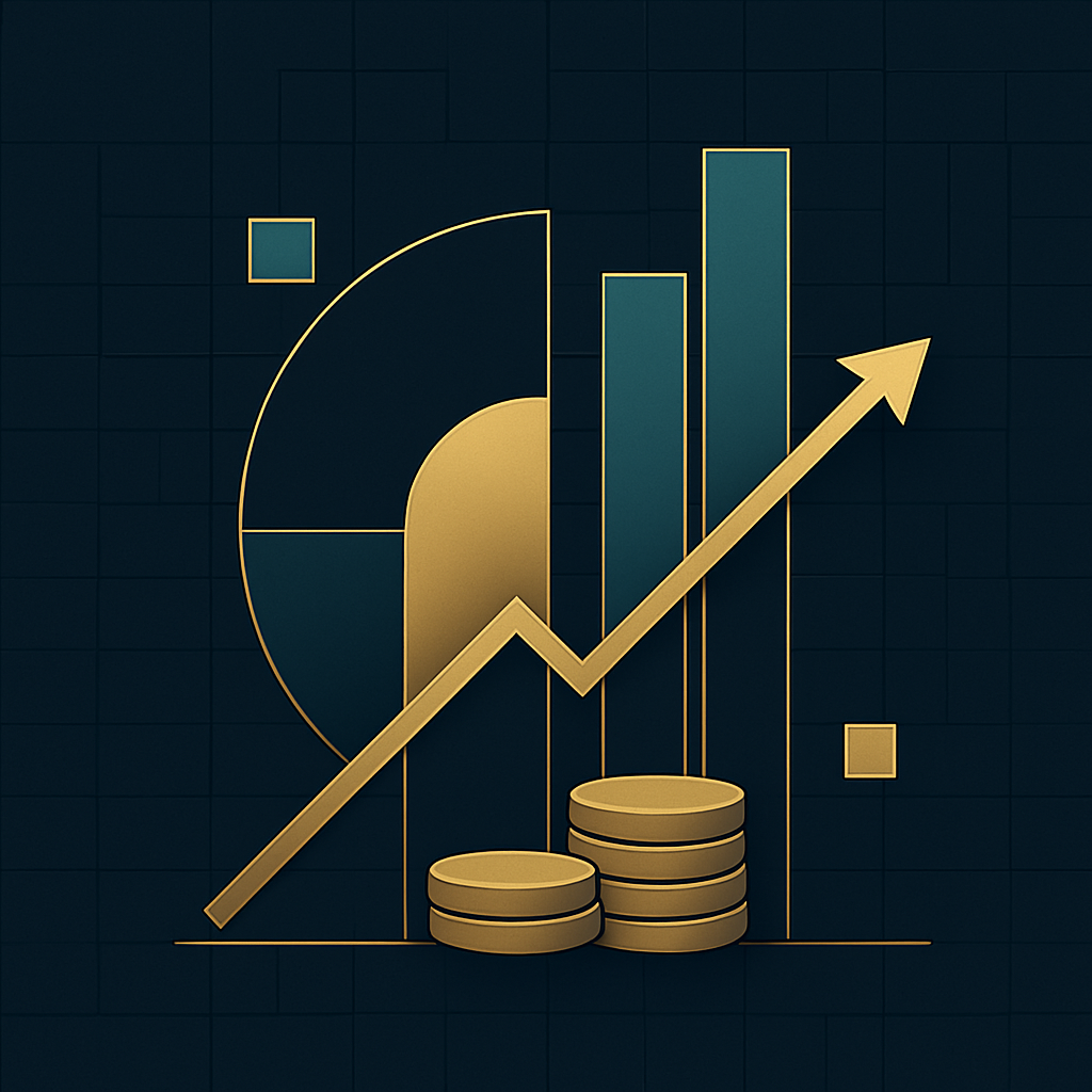 Abstract mosaic representing diversified wealth management